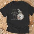 Bonkers Quote Time 不思議の国のアリス Tシャツ 高齢者への贈り物