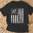 Boxerintage Boxing American Flag Boxing Distressed Tシャツ 高齢者への贈り物