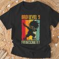 Bro Level 9 Unlocked 9Th Birthdayideo Gamer Boy T-Shirt Geschenke für alte Männer