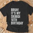 Bruh It's Mykibidi 10歳の誕生日プレゼント 10歳 男の子 Tシャツ 高齢者への贈り物