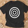 Bullseye ファニーブリティッシュラウンドダーツボード ブルズアイ Tシャツ 高齢者への贈り物