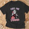 Calle Me Never アンチバレンタインデー Tシャツ 高齢者への贈り物