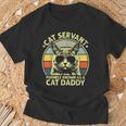 Cat Daddy For Cat Dad Father's Day Cat Daddy T-Shirt Gifts for Old Men