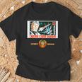 Cccp、ソ連、ロシア、ソビエト、ソビエト連邦 Tシャツ 高齢者への贈り物