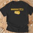 Cheeselut ファニーチーズ愛好家 乳製品 カード ユーモア メンズ レディース Tシャツ 高齢者への贈り物
