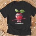 Cherry Ninja かわいいtシャツ Tシャツ 高齢者への贈り物