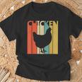 Chicken ニワトリ 動物 Tシャツ 高齢者への贈り物