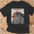 Chinzilla おもしろチンチラtシャツ Tシャツ 高齢者への贈り物