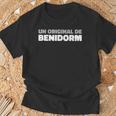 Ciudades España Residente Esp Español Benidorm Camiseta unisex Regalos para ancianos