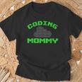 Coding Mommy Programador De Código Binario Para Mamá Camiseta unisex Regalos para ancianos