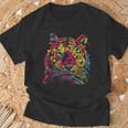 Colorful Tiger Tigers Fashion Graphic Tシャツ 高齢者への贈り物