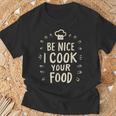 I Cook Your Food 料理 面白い クック シェフ 料理 Tシャツ 高齢者への贈り物