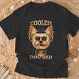 Coolest Dog Dad I Yorkshire Terrier パパ I ヨークシャー・テリア Tシャツ 高齢者への贈り物