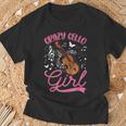 Crazy Cello Girliolonchelo Chicaioloncelista Camiseta unisex Regalos para ancianos
