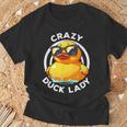 Crazy Duck Lady キュート アヒル ママ アヒルの所有者 面白い I Love Ducks Tシャツ 高齢者への贈り物