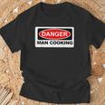 Danger Man Cooking Bbqign Tシャツ 高齢者への贈り物