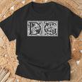 Dg Initials D G Nameurname Onomastics Onomatology Tシャツ 高齢者への贈り物