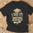 I Did It Graduate 2025 2025年卒業クラス Tシャツ 高齢者への贈り物