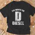 Diesels Mechanic For D He Wants The Diesels Tシャツ 高齢者への贈り物