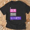 Dim The Lights 007 メンズ ロック ライブ フェス バンド ゲーム 音楽 おしゃれ 男女兼用 キッズ Tシャツ 高齢者への贈り物