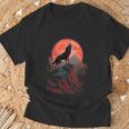Disfraz De Lobo Para Niños Lobo Lobo Lobo Camiseta unisex Regalos para ancianos