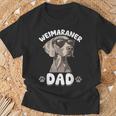 Divertente Weimaraner Cane Weimaraner Papà Maglietta Regalos para ancianos