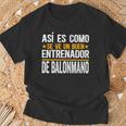 Divertido Coach Un Buen Entrenador De Balonmano Entrenador Camiseta unisex Regalos para ancianos