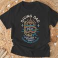 Diving Dad スキューバダイビングまたはフリーダイビング 父の日ダイバー Tシャツ 高齢者への贈り物