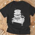 Dj Turntable 1210 Mk2 Exploded Blueprint Tシャツ 高齢者への贈り物
