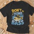 Don’T Be A Dumb Bass Fishing Lover Tシャツ 高齢者への贈り物
