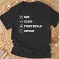 Eatleep Fight Bulls Repeat Bullsシリーズ ロデオクラウン Tシャツ 高齢者への贈り物