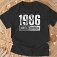 Edición Limitada Y Nacido En 1986 In Mangas Camiseta unisex Regalos para ancianos