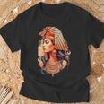 Egipto Reina Cleopatra Camiseta unisex Regalos para ancianos
