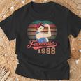 Fabuleuse Depuis 1988 Cadeau Anniversaire Humour 35Ans T-Shirt Cadeaux pour les vieillards