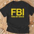 Fbi – 連邦戦利品検査官xオンリーラブデートファンアイロニー Tシャツ 高齢者への贈り物