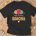 Feliz Cumpleaños Diciendoimona Cuello Camiseta unisex Regalos para ancianos
