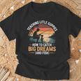 Fishing Dad How Catch Big Dreams 面白い父の日のギフト Tシャツ 高齢者への贈り物