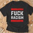 Fuck Racism 反人種差別者 Tシャツ 高齢者への贈り物