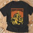 Funk &Oul Music Oldchool Records フィットtシャツ Tシャツ 高齢者への贈り物