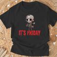 Friday 13Th ファニーハロウィンホラー Tシャツ 高齢者への贈り物