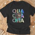Oiia Oiia 回転する猫 ミーム 面白い ブレイン エセル スペース Tシャツ 高齢者への贈り物