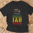 Give Thanks & Praises Jah Rastafari レゲエ ラスタ ウェア Tシャツ 高齢者への贈り物