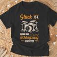 Glück Ist Wenn Das ドラムセット ドラム&ドラム Tシャツ 高齢者への贈り物
