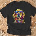 Golden Retriever Lovers カラフル 面白い ゴールデンレトリバー Tシャツ 高齢者への贈り物