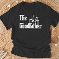 The Goodfather 父の日 ギフト グラフィック ホワイト Tシャツ 高齢者への贈り物