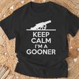 Gooner フットボールファン Keep Calm Gooner アーセナルギフト Tシャツ 高齢者への贈り物