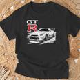Gt R 35 Jdm ストリートレーシング ドラッグ ドリフト スポーツカー Tシャツ 高齢者への贈り物
