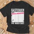 Guest Book Bride Jga Stag Night S T-Shirt Geschenke für alte Männer