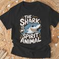 Thehark Is Mypirit アニマル 気まぐれなかわいいサメ Tシャツ 高齢者への贈り物