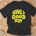 Have A Good Day レトロ ハッピーフェイス 90年代 スマイルフェイス 美学 Tシャツ 高齢者への贈り物